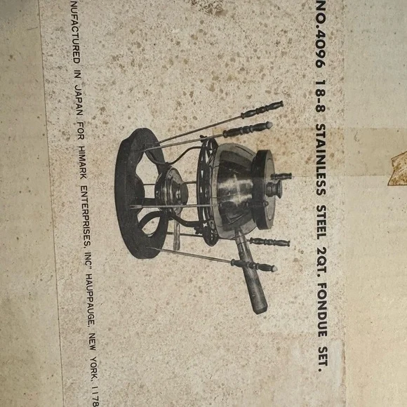 Vintage Himark Stainless Steel Fondue Set Japan - Picture 2 of 16